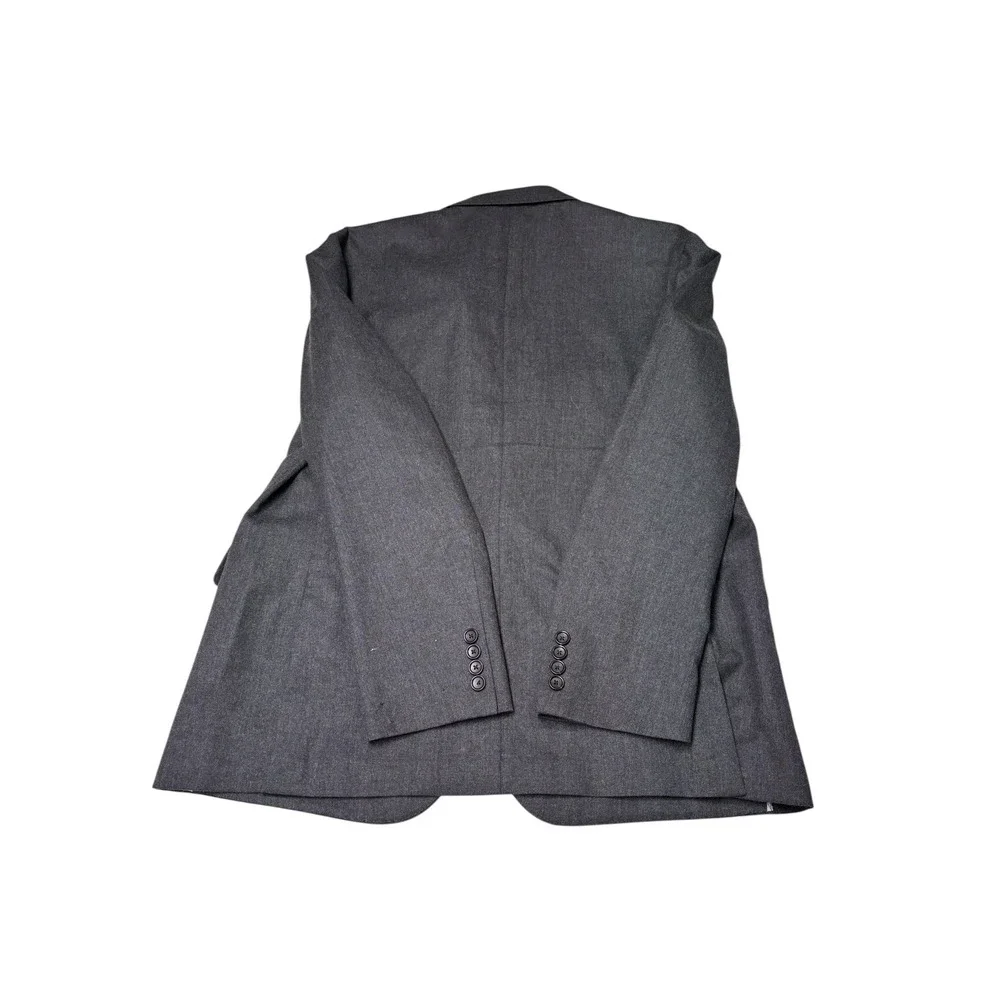 J.Crew Ludlow Slim Suit Mens 46R W38 L30 Moon British Cloth Charcoal Grey Wool